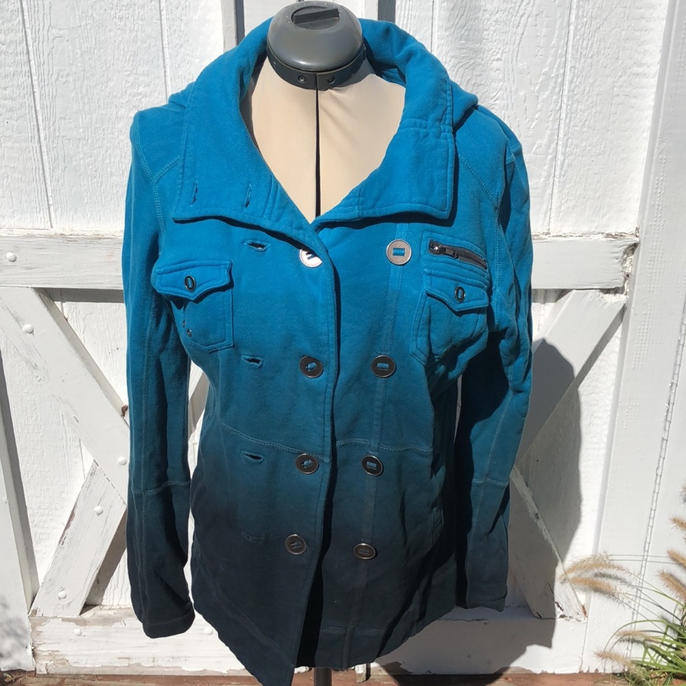 Ombre Hurley size small hooded jacket - Picture 2 of 7